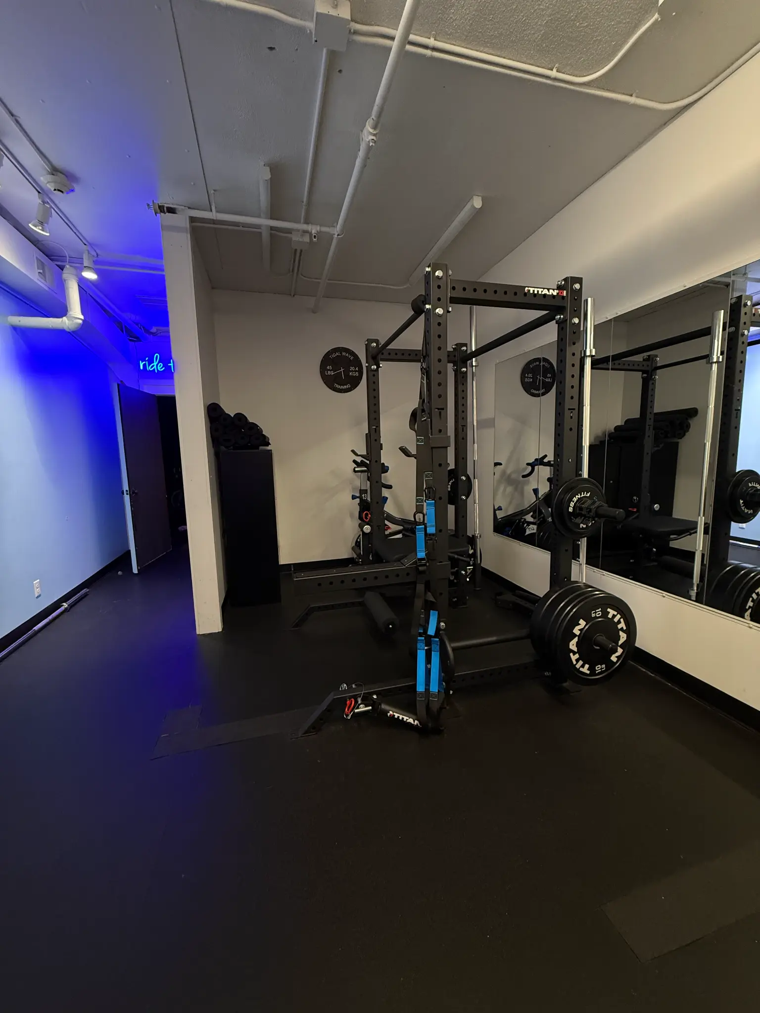 Private Training Equipment at Tidal Wave